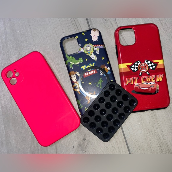 Apple Red and Multicolor Phone Cases - Picture 1 of 4